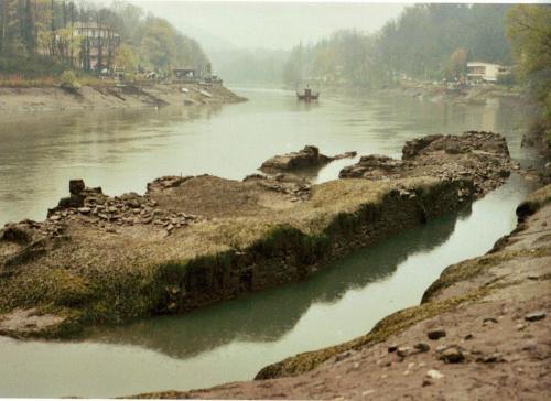 Il fiume in secca