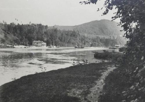 Il Traghetto e l'alzaia del fiume, anni '30