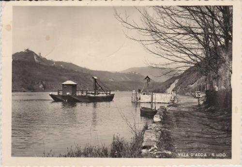 Traghetto antico visto da Villa d'Adda