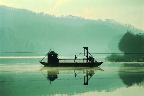 Il Traghetto in navigazione