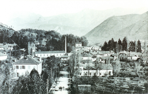 Panoramica di Imbersago (Comune Paderno-Robbiate), primi anni '30