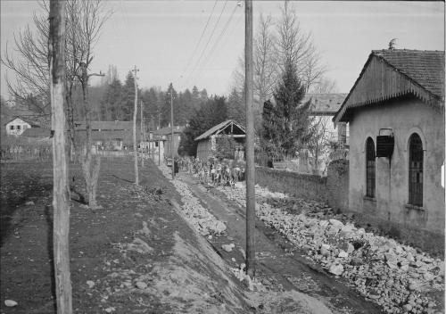 Costruzione di via Cavour, primi anni '30