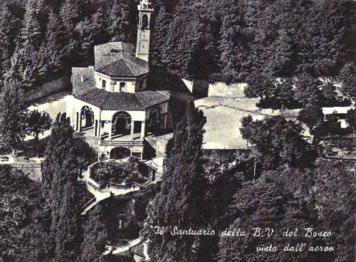 Foto aerea del Santuario, anni '40