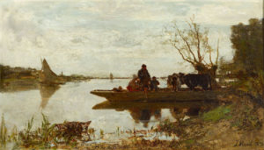 Quadro del fiume Adda