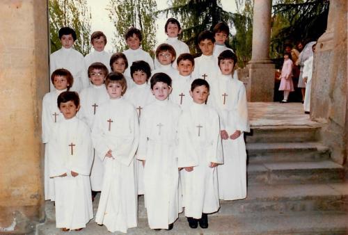 Prima comunione classe 1971, 20 aprile 1980