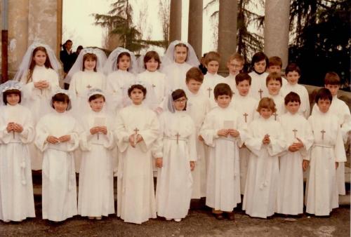 Prima comunione classe 1969, 2 aprile 1978