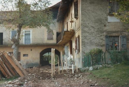 L'interno della Cascina di Precasate